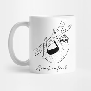 'Animals Are Friends' Animal Conservation Shirt Mug